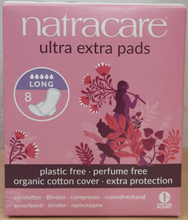 Ultra Xtra Pads - Long - With Wings (Natracare)
